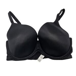 Dreamfit Womens Sz 38DDD Classic T Shirt Bra Solid Black